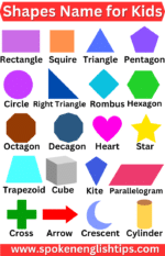 50+ Shapes Name In English With Pictures ( July 2024)