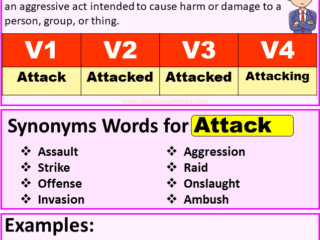 Attack verb forms