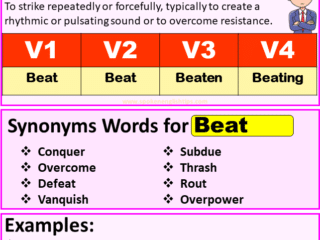 Beat Verb Forms