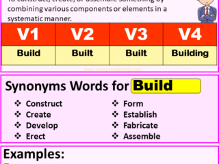 Build verb forms