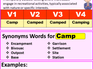 Camp verb forms