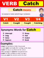 v3 form of verb catch