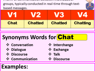 Chat Verb Forms