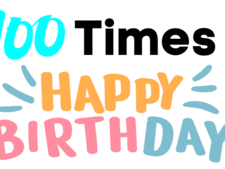 100 times happy birthday messages