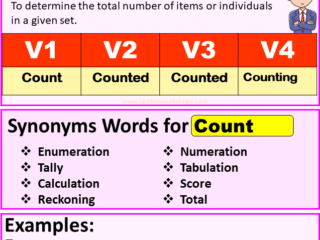 Count past tense