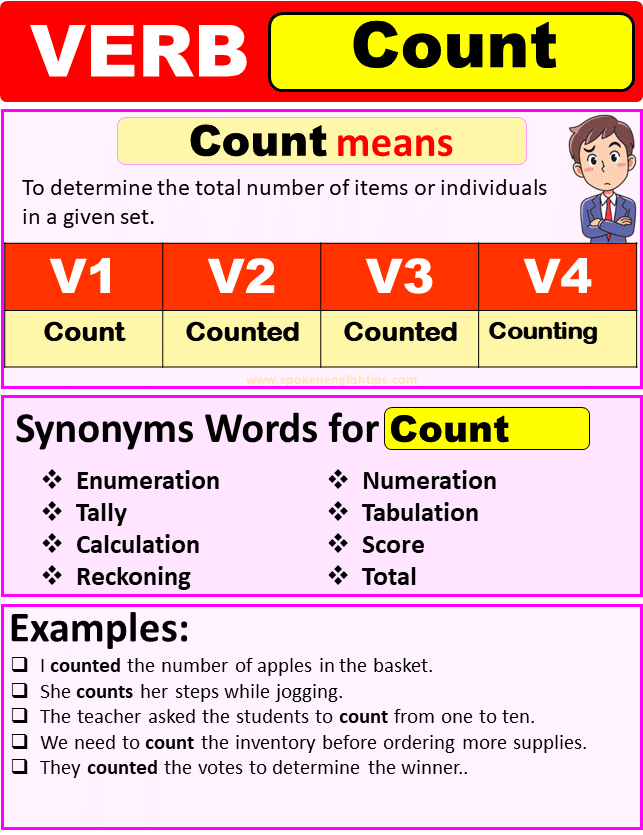 count-verb-forms-past-tense-of-count-past-participle-v1-v2-v3-v4