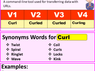 Curl past tense