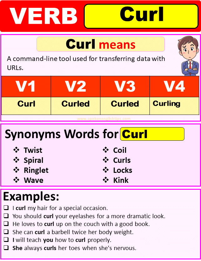 Curl past tense