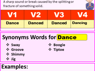 Dance verb forms