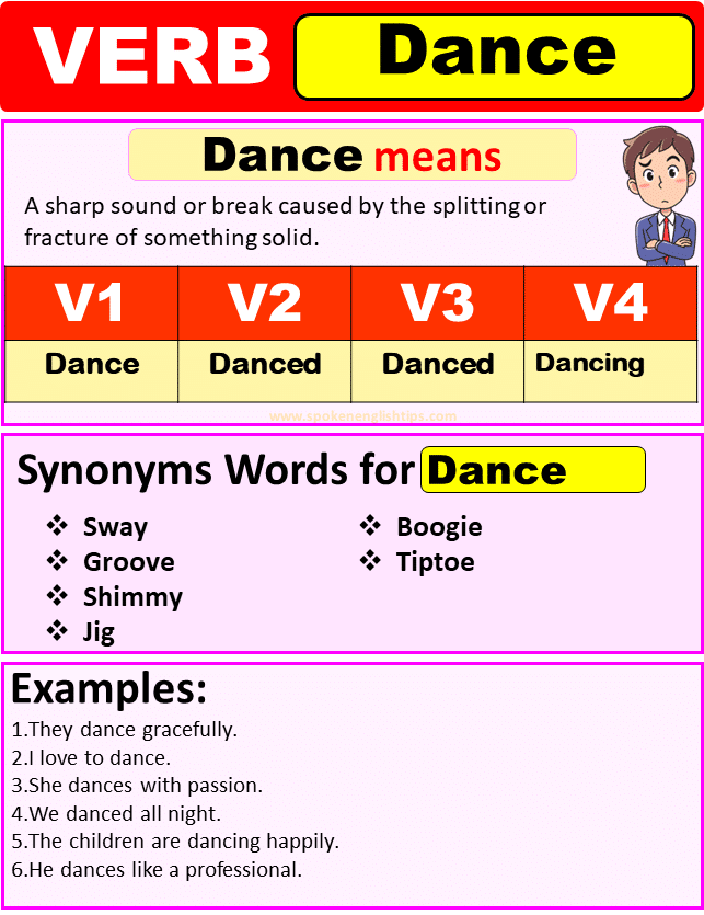 Dance verb forms