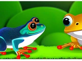 The Two Frogs Story With Moral For Kids