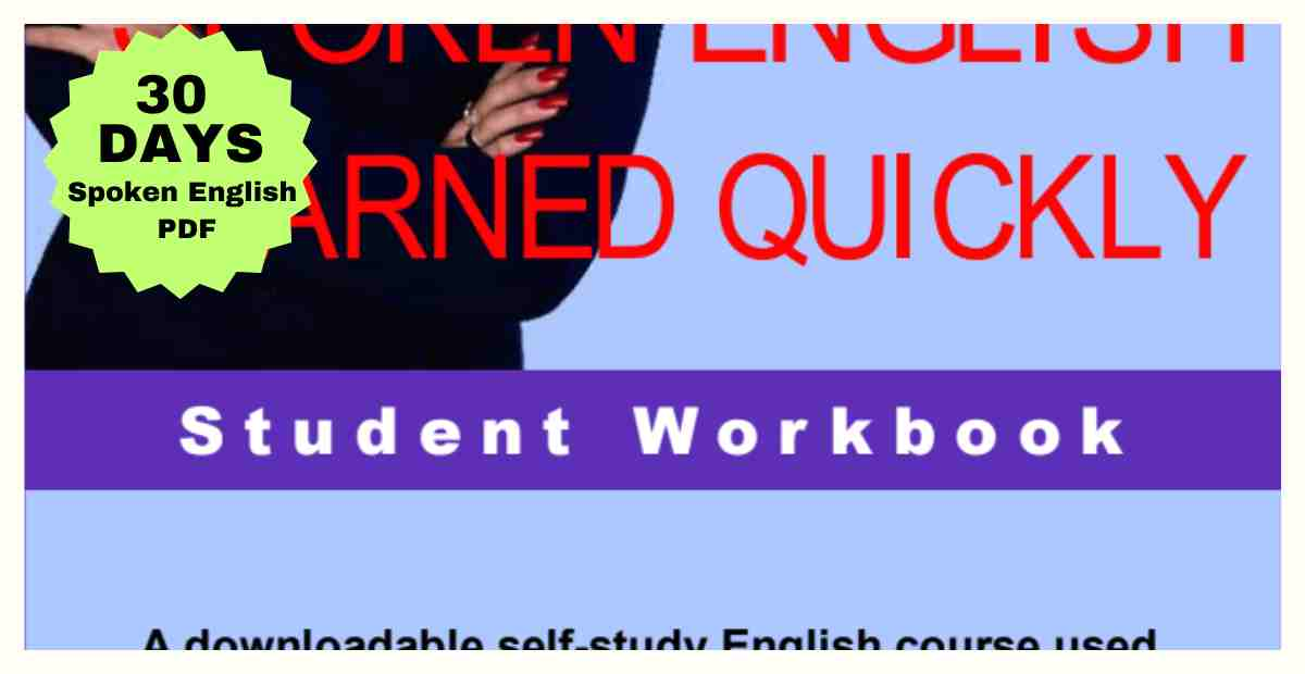 30 days english speaking course book pdf free download