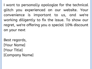 Apology Letters for Bad behavior to customer