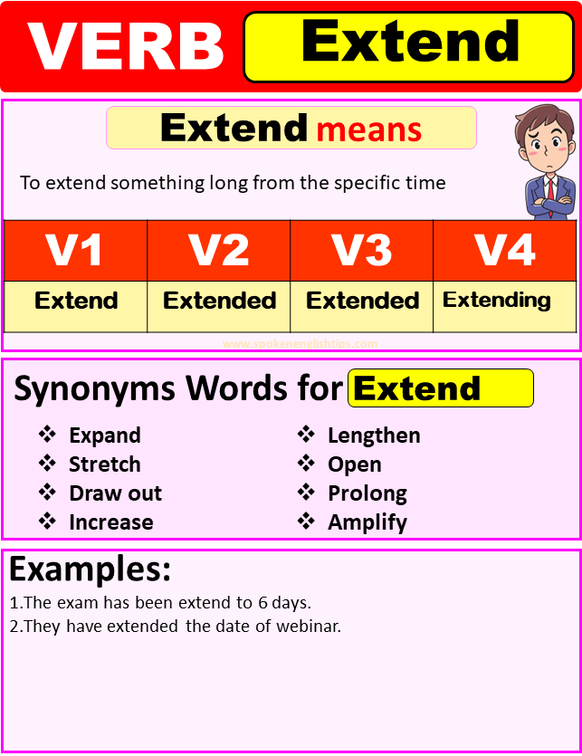 extend verb form