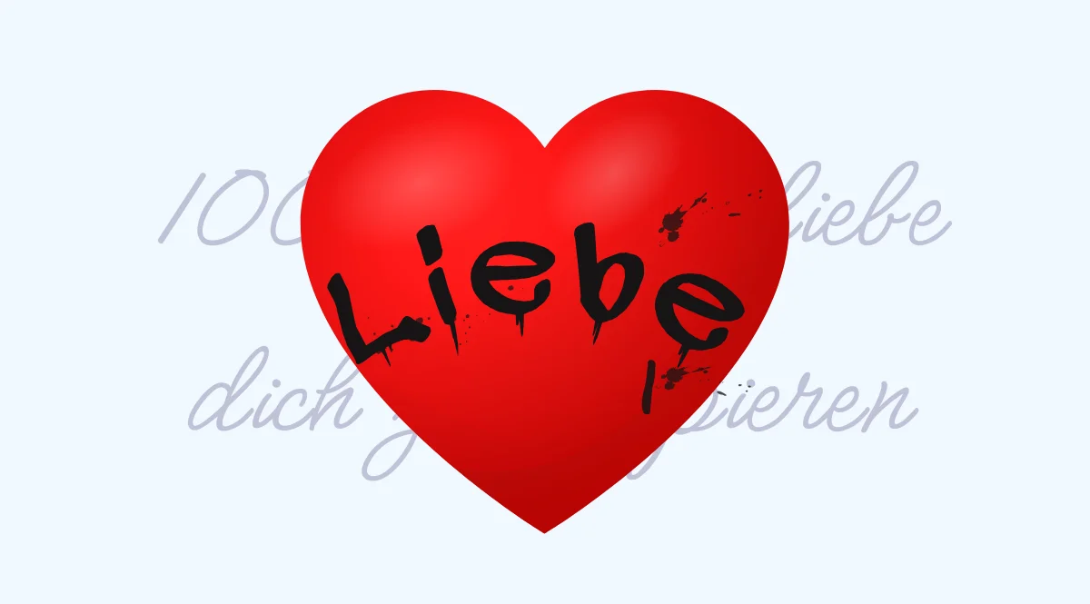 1000 mal ich liebe dich zum kopieren