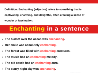 enchanting in a sentence