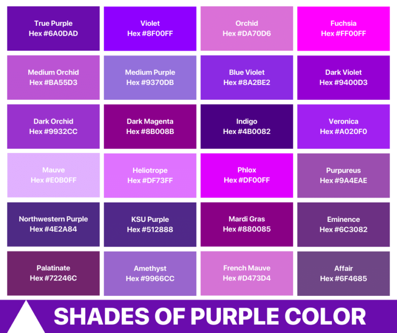 250+ Colour Shades With Names & Code ( August 2024)