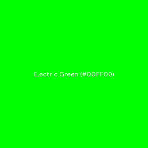 Electric Green (#00FF00)