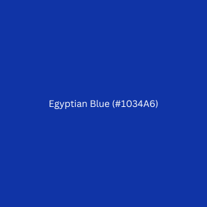 Egyptian Blue (#1034A6)