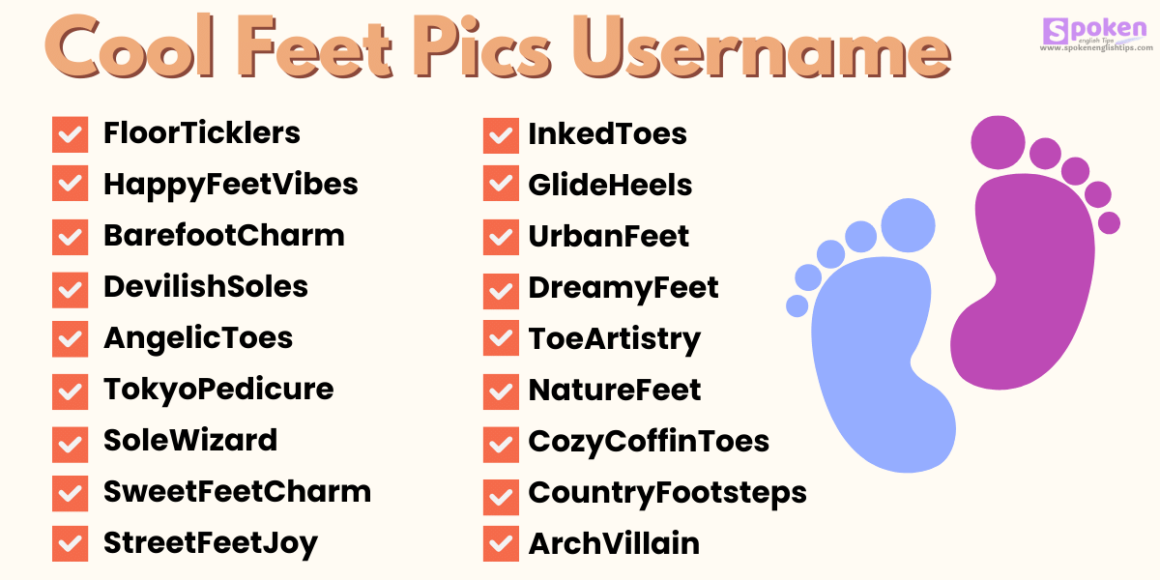 Cool Feet Pics Username
