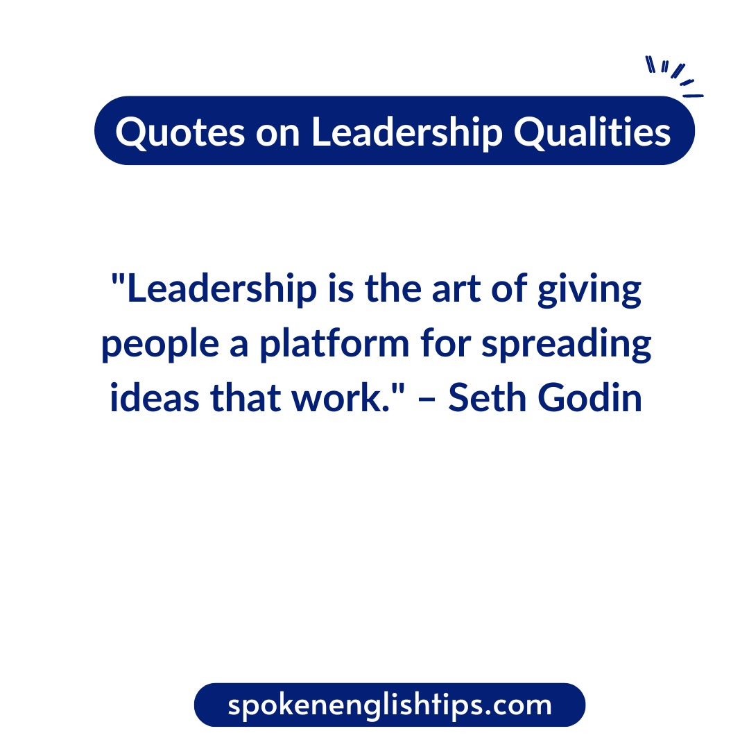 Quotes on Leadership Qualities