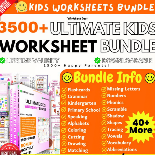 Worksheets Mega Bundle