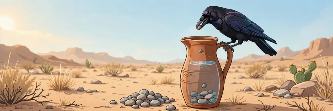 35 Best Moral stories in English with Good Moral The Crow and the Pitcher