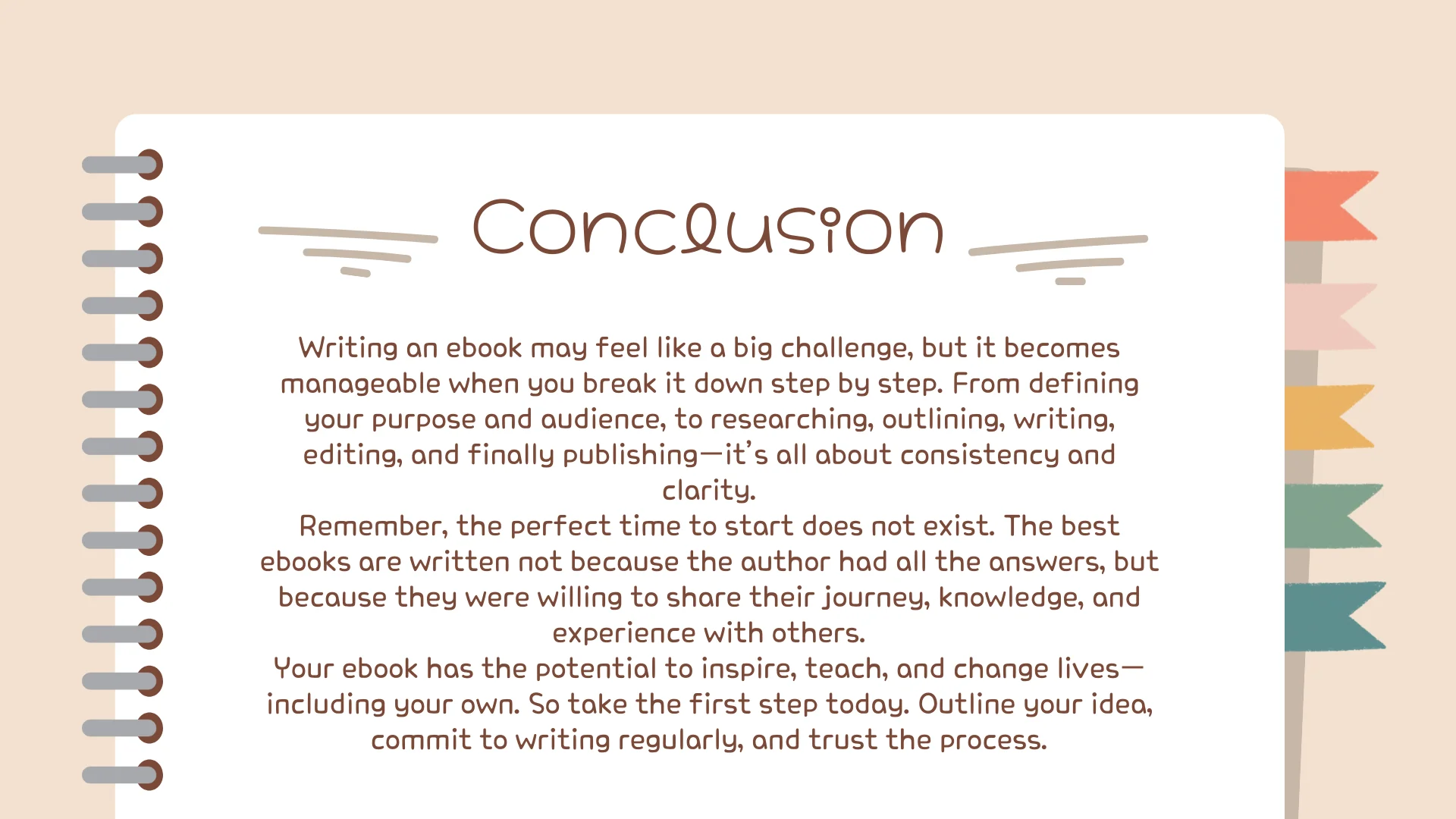 How to write an ebook