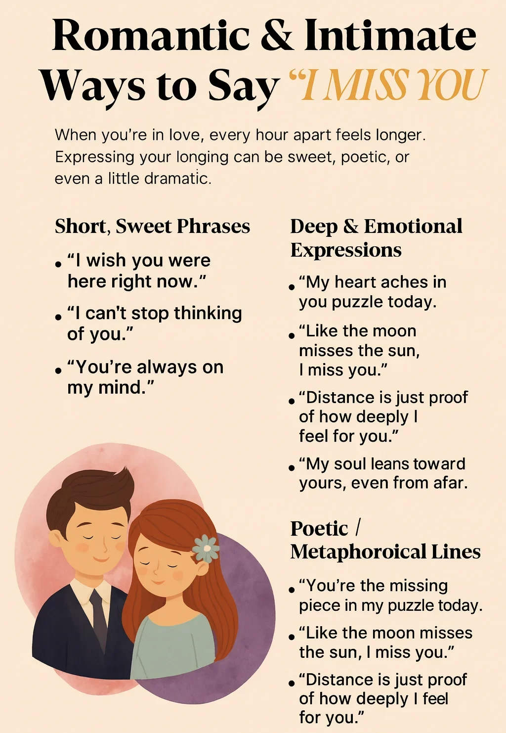 101 Heartfelt Ways to Say I Miss You Heartfelt Ways to Say I Miss You
