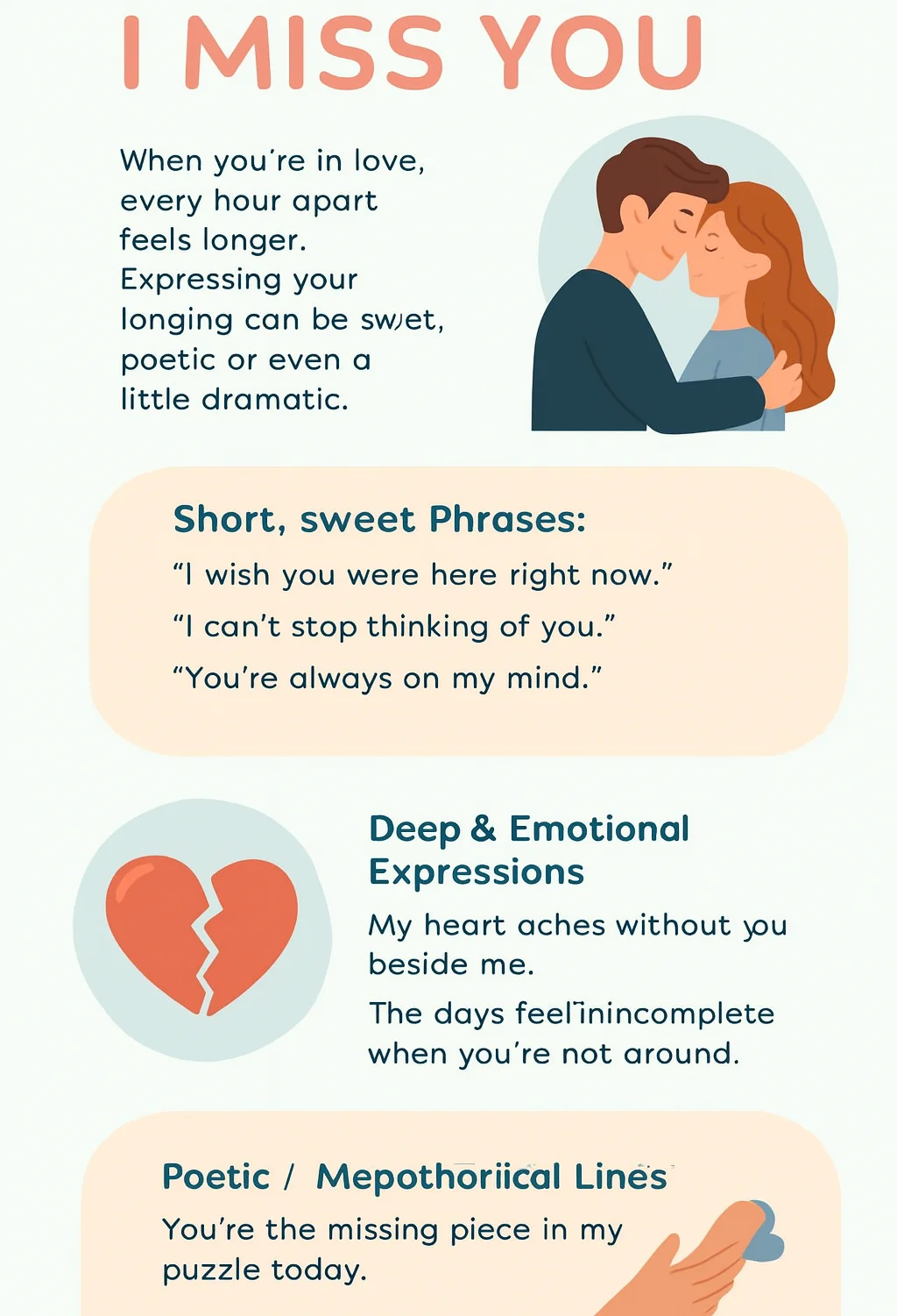 101 Heartfelt Ways to Say I Miss You 101 Heartfelt Ways to Say I Miss You