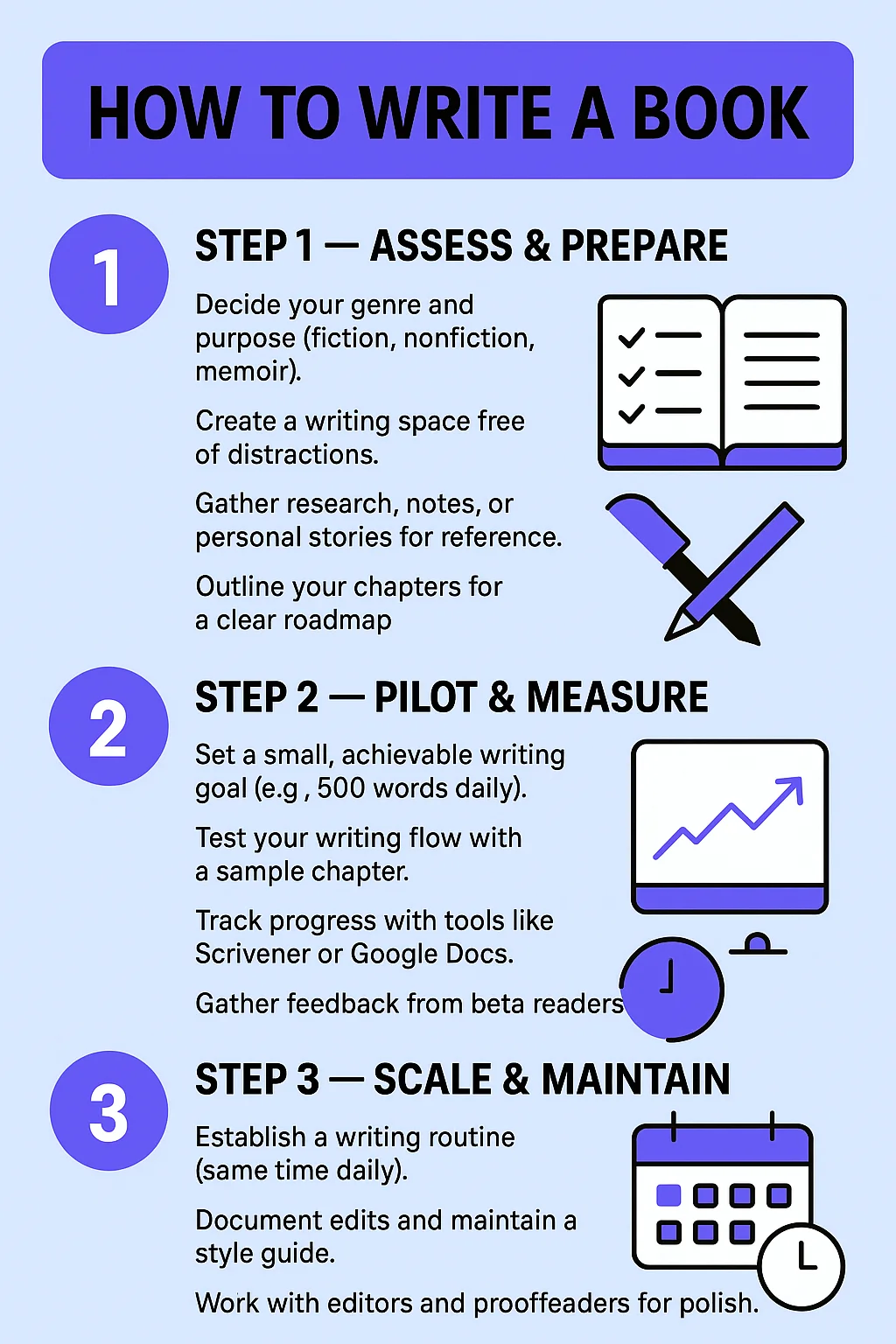 How to Write a Book: A Step-by-Step Guide How to Write a Book