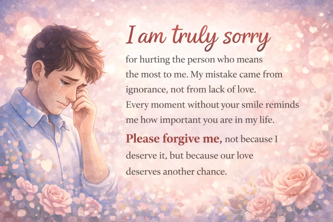 Say Sorry 1000 Times Copy and Paste | Apologies Messages say sorry 1000 times copy and paste