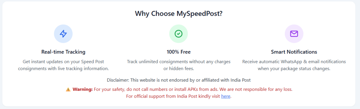 Speed Post Tracking for India Post Speed Post Tracking for India Post