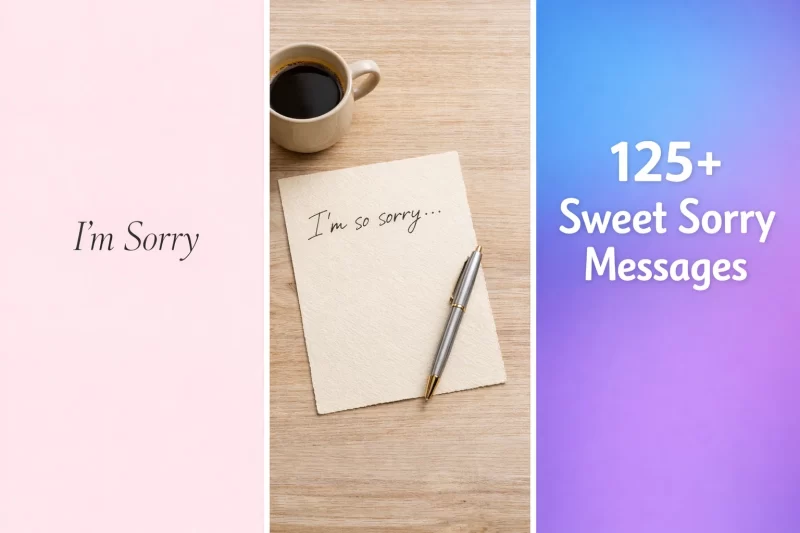 Sweet Sorry Message for Girlfriend