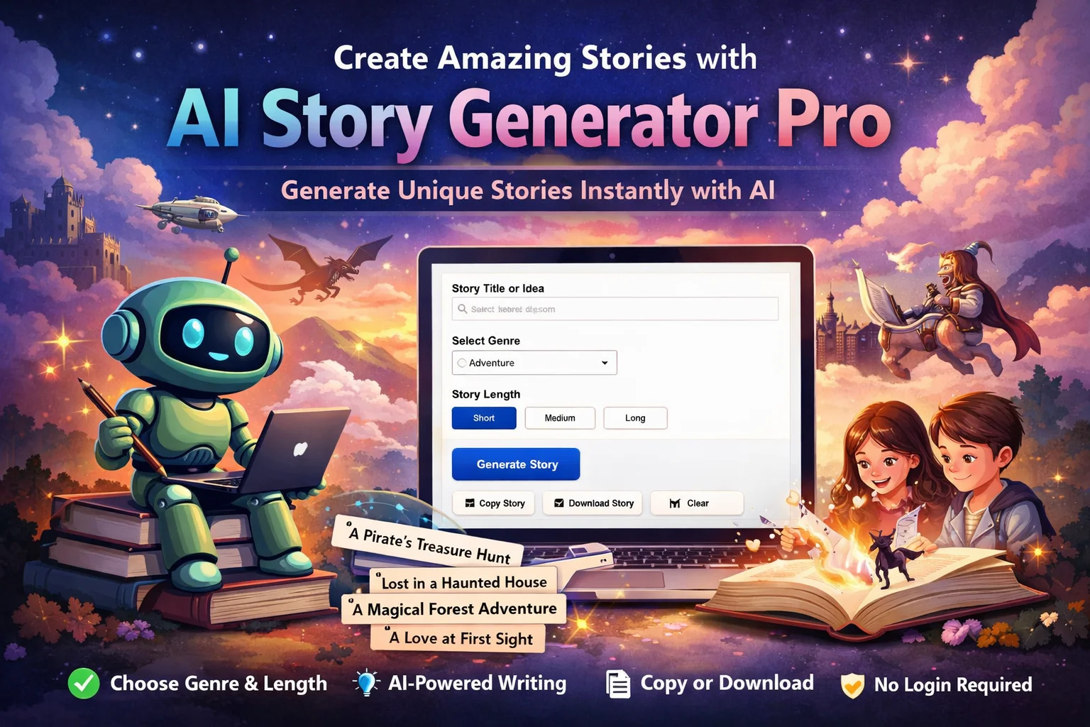 Free AI Story Generator