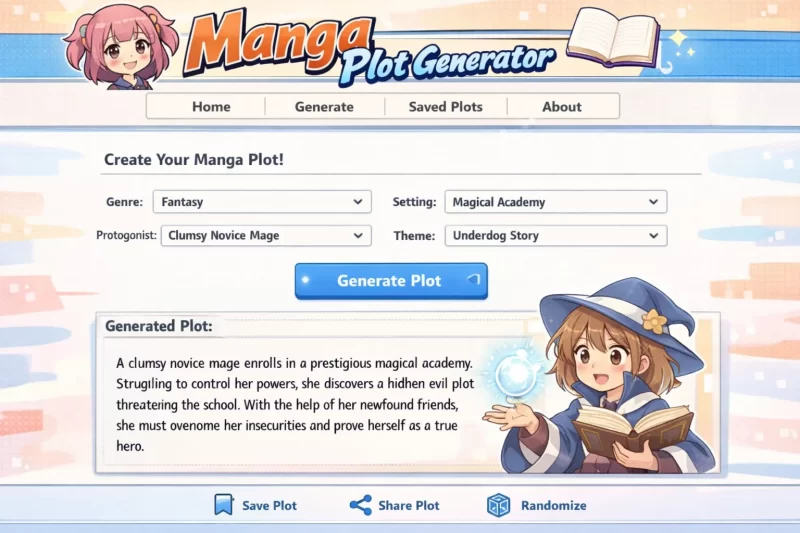 Manga Plot Generator