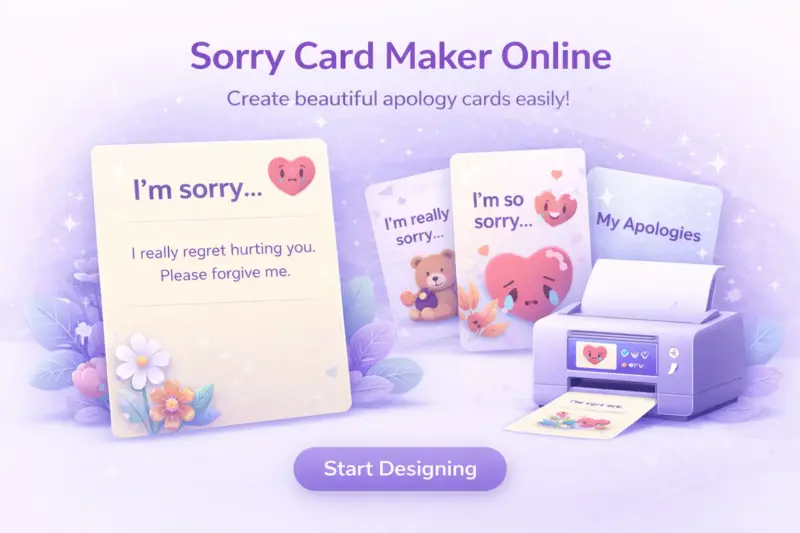 Sorry Card Maker Online