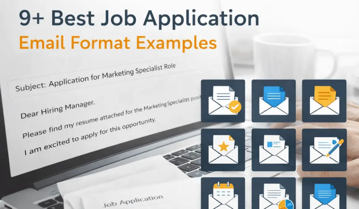 9+ Best Job Application Email Format Examples