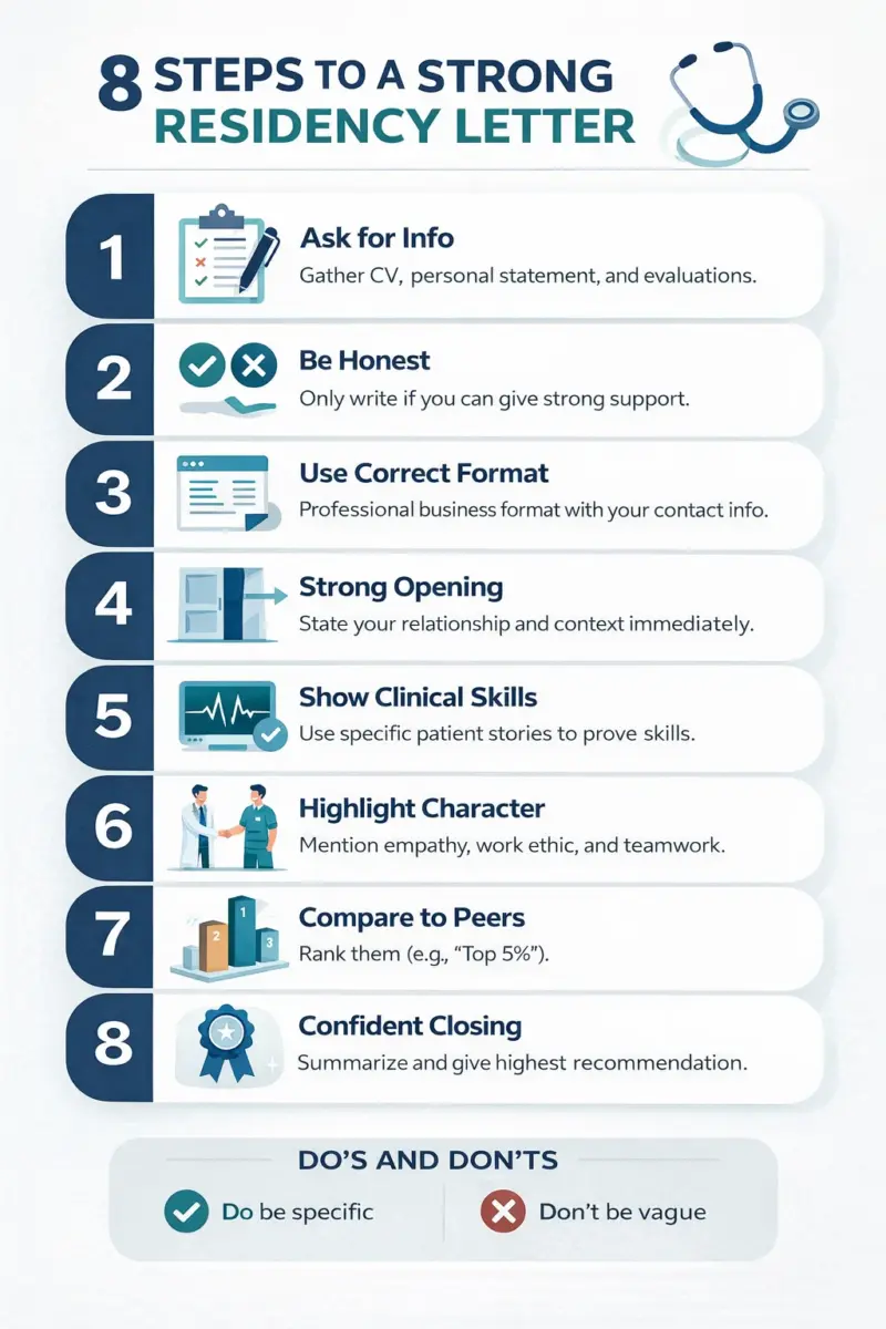 How To Write a Letter of Recommendation for Residency