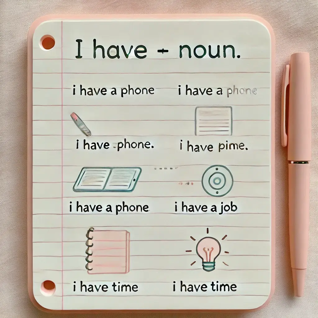 I have + noun (possession) | English Speaking Basics