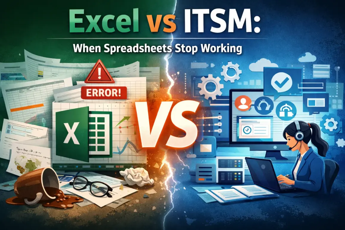 Excel vs ITSM: When Spreadsheets Stop Working Excel vs ITSM: When Spreadsheets Stop Working