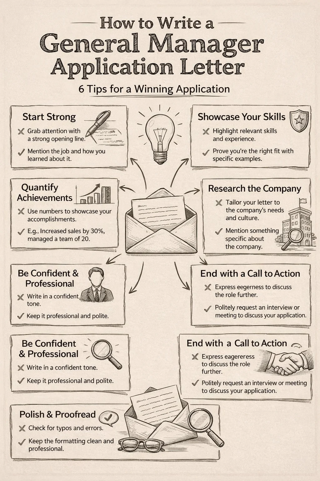 How to write General Manager Application Letter