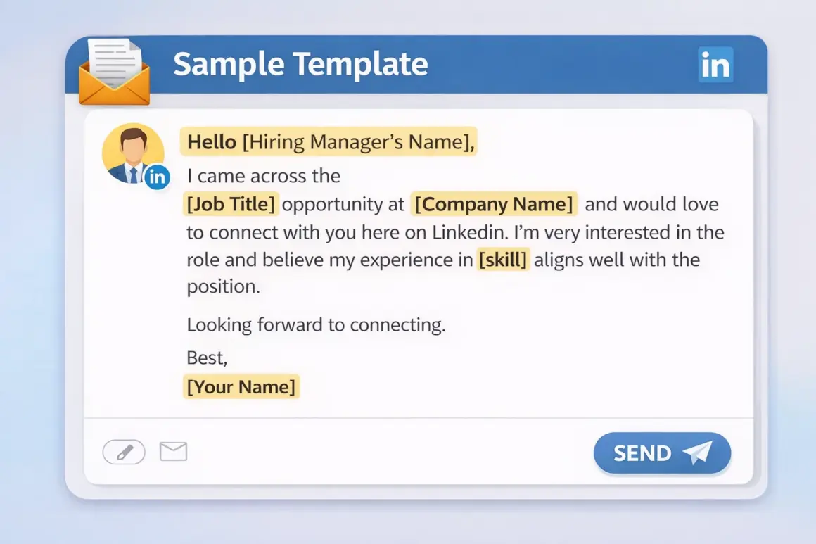 Short Message to Hiring Manager