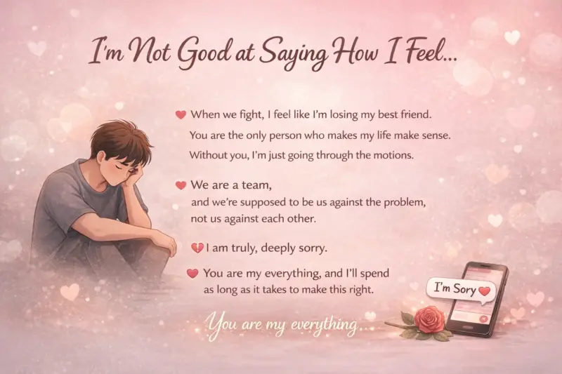 Sorry Long Message for Girlfriend