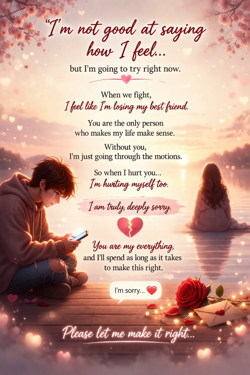 21+ Sorry Long Message for Girlfriend Sorry Long Message for Girlfriends