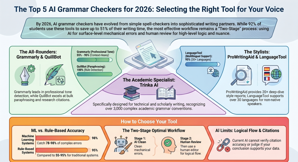 5 Best AI English Grammar Checker Tools