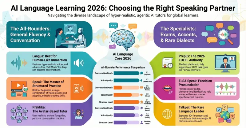 Best AI tools to learn English speaking