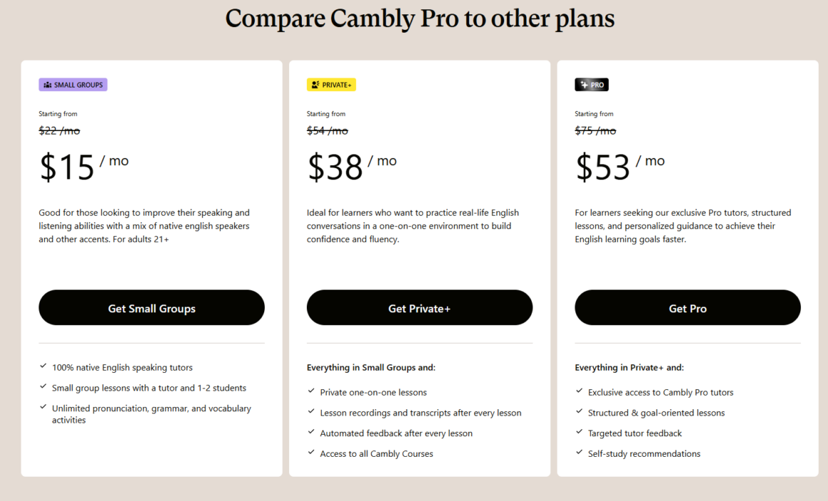 Best AI tools to learn English speaking Cambly AI