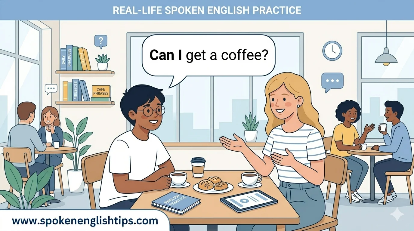 Use of “Can I Get + Noun” in Spoken English (Easy Guide)
