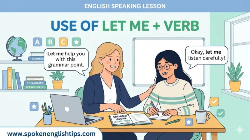 Let me + verb